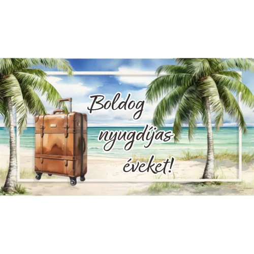 Matrica - Nyugdíjas - Boldog nyugdíjas éveket 14db/lap