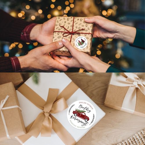 Matrica - Karácsonyi csomag matricák 3 féle 15db/lap