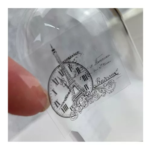 Matrica - Vintage címke átlátszó II. 11db/lap