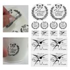 Matrica - Vintage címke átlátszó III. 14db/lap