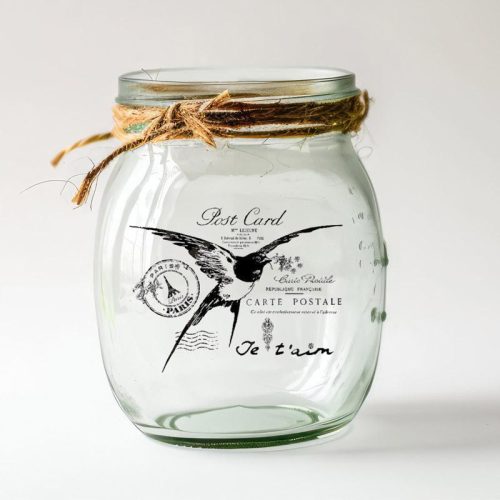 Matrica - Vintage címke átlátszó III. 14db/lap