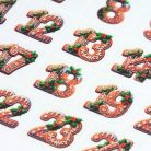 Matrica - Mézi adventi készülődés - átlátszó 29db/lap