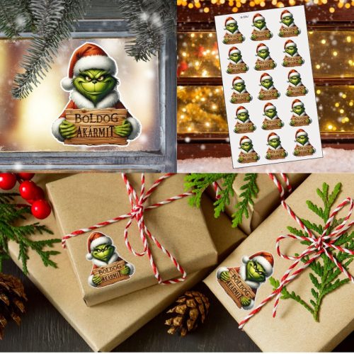 Matrica - Grincs - Boldog akármit 15db/lap