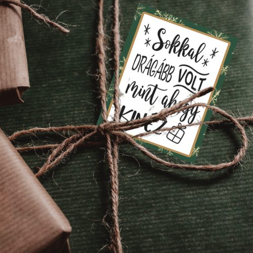 Matrica - Ajándékcsomagra matrica humoros 15db/lap