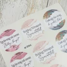 Matrica - Nőnapi márványos matricák 15db/lap 