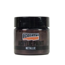 Metál akrilfesték 50ml padlizsán