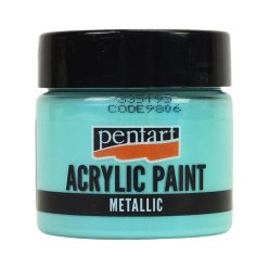 Metál akrilfesték 50ml türkiz