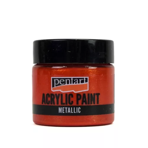 Metál akrilfesték 50ml aranyvörös