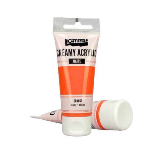 Krémes akrilfesték matt 60 ml narancs