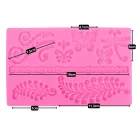 Szilikon nyomóforma - indák & lepkék