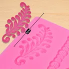 Szilikon nyomóforma - indák & lepkék