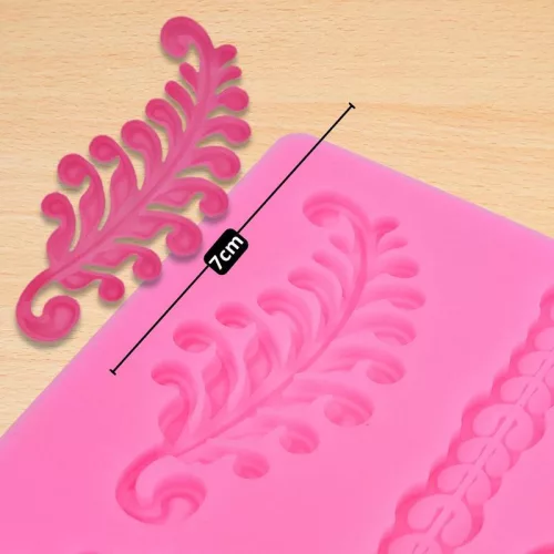 Szilikon nyomóforma - indák & lepkék