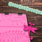 Szilikon nyomóforma - indák & lepkék