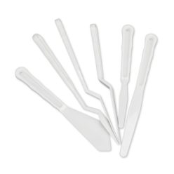 Műanyag festőkés szett 6db-os palettakés