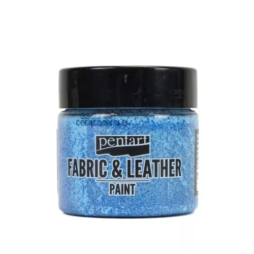 PC Textil- és bőrfesték 50 ml csillogó kék