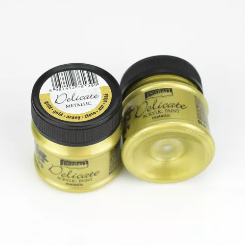 Delicate metál akrilfesték 50ml arany