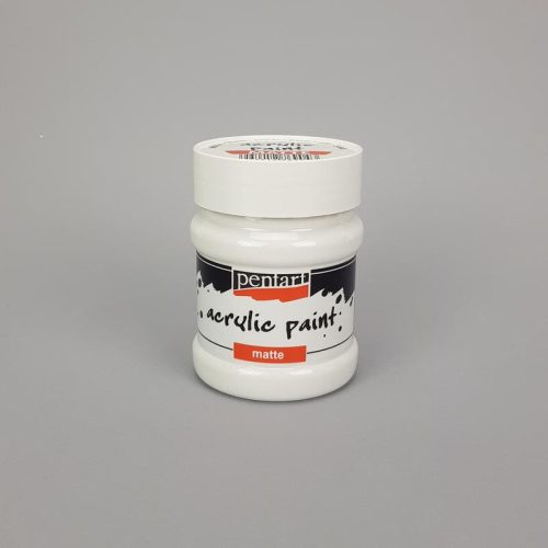 Matt akrilfesték 230ml fehér