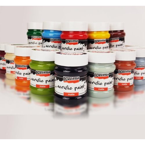 Matt akrilfesték 230ml narancs