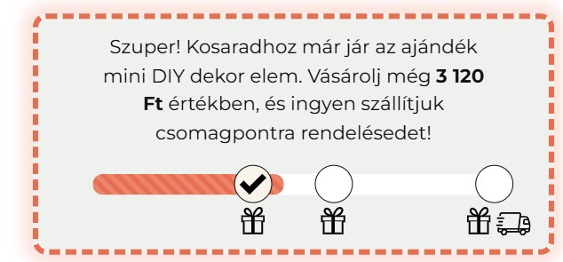 14 990 Ft - Ingyenes csomagpont